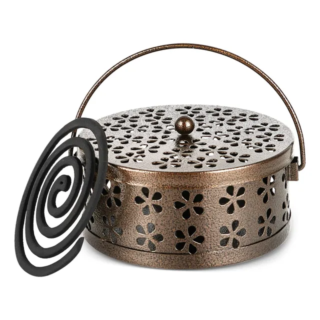 Soporte Bobina Mosquito Hierro Portatil Rero Mango