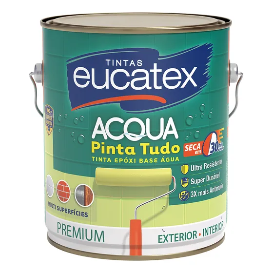 Tinta Epóxi Cozinha Banheiro Azulejo Base Agua 3,2l Colorida