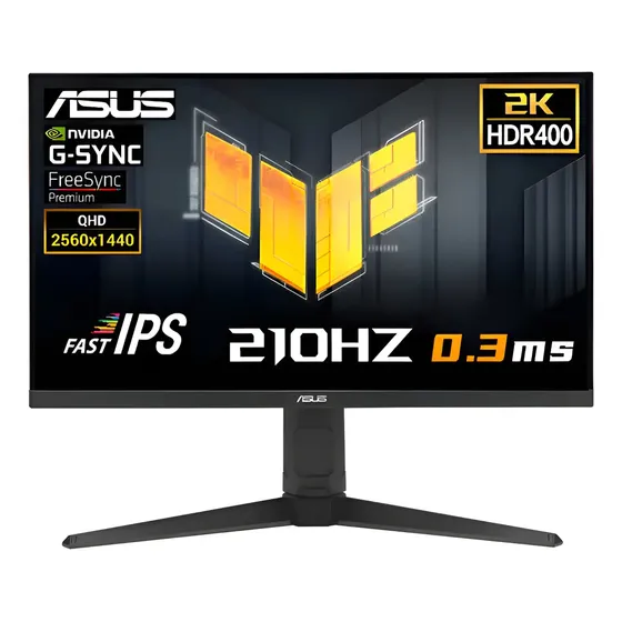 Monitor Tuf Gaming Vg27aql5a 27 2k Qhd Fast Ips 210hz 03ms Negro