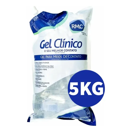 Gel Condutor Incolor 5 kg Ultrassom Estética Rmc Heccus