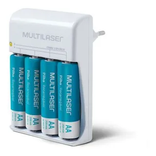 Carregador De Pilhas RecarregĂĄveis Multilaser Kit 4 Aa Carregador De Pilhas RecarregĂĄveis Multilaser Kit 4 Aa