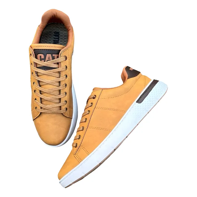 Tenis Caballero Casual Zapatos Hombre Cat002 Cosidos