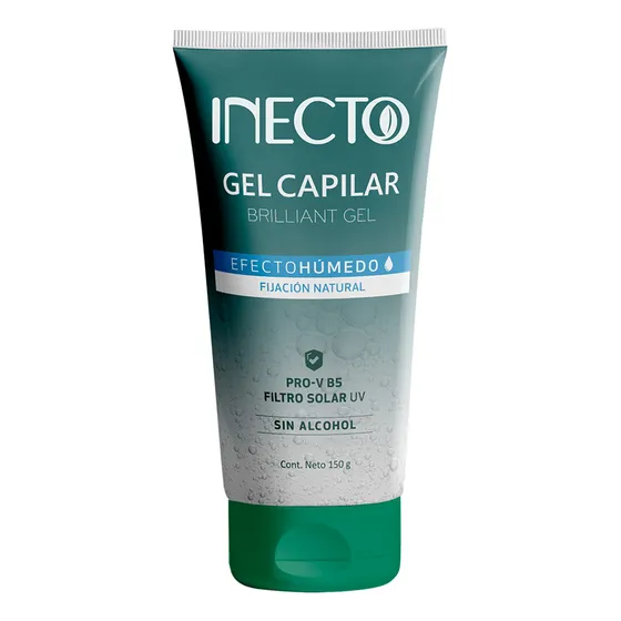 Gel Capilar Inecto Brillant Gel Efecto Humedo Uso Diario