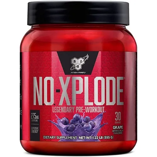 Pre Workout No - xplode Bsn 1.22 Lb De 30 Serv Sabor Uva
