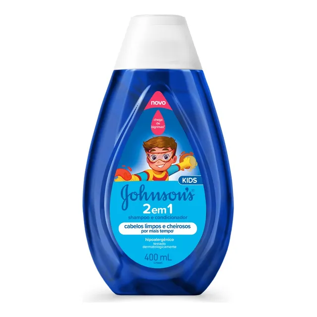 Shampoo e Condicionador 2 em 1 Infantil Johnson's 400ml