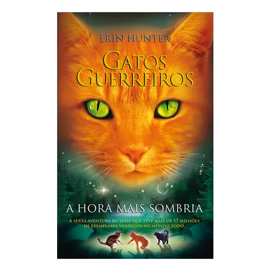 Gatos guerreiros - A hora mais sombria, de Hunter, Erin. Série Gatos guerreiros (6), vol. 6. Editorial Editora Wmf Martins Fontes Ltda, capa mole em português, 2014