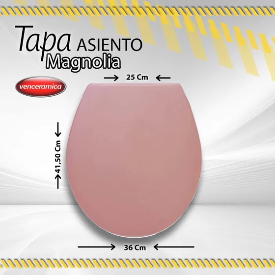 Tapa Asiento Magnolia Venceramica Rose Rosado / 000008309