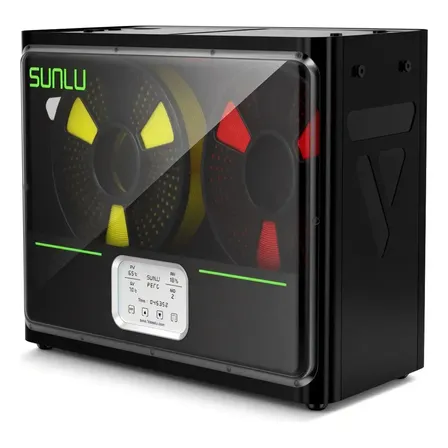 Secador De Filamento 3d Com Tela Touch - 4 Bobinas, Aquecimento Automático - Sunlu S4 127v