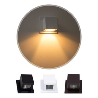 Arandela Box Cubo Pequena 1 Facho Parede Muro St1319 Estrutura Branco 110v/220v (bivolt) Arandela Box Cubo Pequena 1 Facho Parede Muro St1319 Estrutura Branco 110v/220v (bivolt)