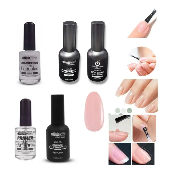 Kit Capping Nivelador Reiforcement Gel Primer S/a Base Top 