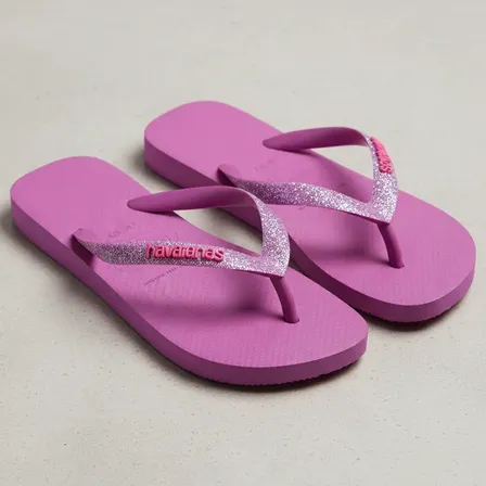 Chinelo Havaianas Top Glitter Neon Original