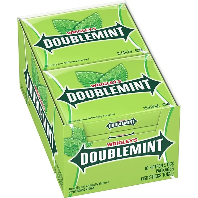 Chicles Wrigley´s Doublemint 10 X 15 - Delipop
