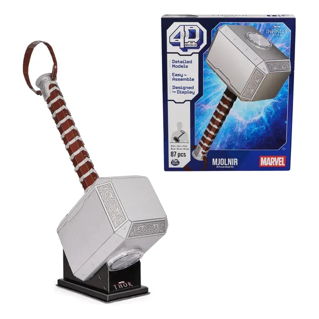 Construccion Figura 4d Martillo De Thor