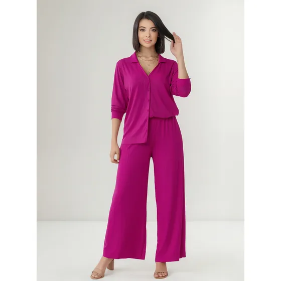 Pantalón Mujer Fucsia Mp 7727