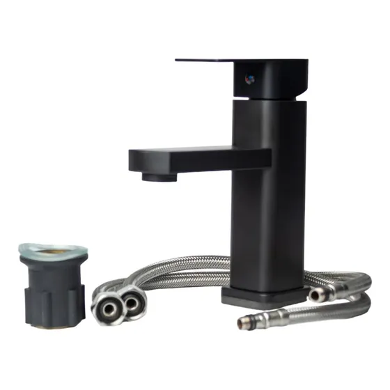 Llave Lavamano Cuadrada Monomando Griven