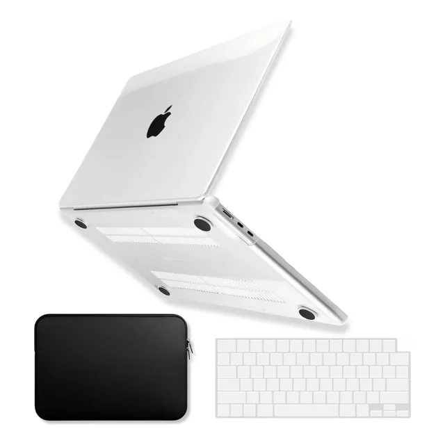 Capa +neoprene+película Teclado P/ Macbook Air 13.6 M2 M3 M4
