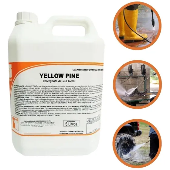 Detergente De Uso Geral Yellow Pine 5l Spartan