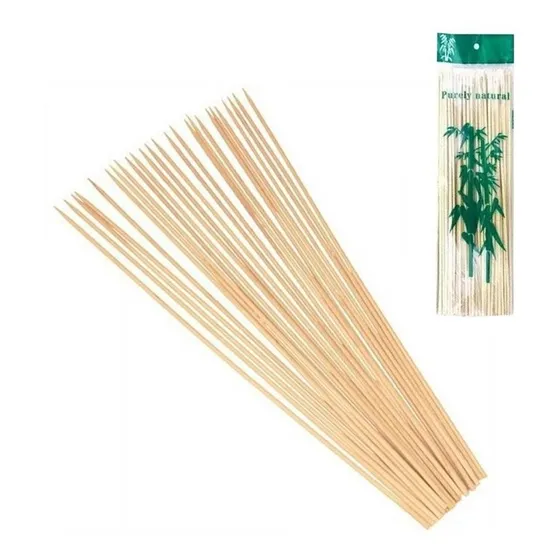 Palitos Brochette Pinchos Palos Bambú Cocina X 100 Unidades