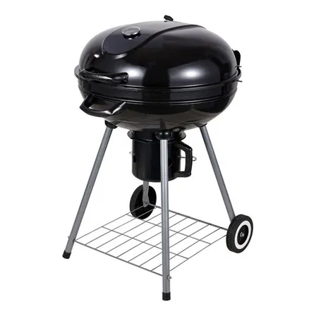 Parrilla A Carbon Modelo Algarrobo Redonda Color Negro