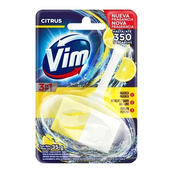 Vim Canasta Para Inodo Citrus 3en1 35g