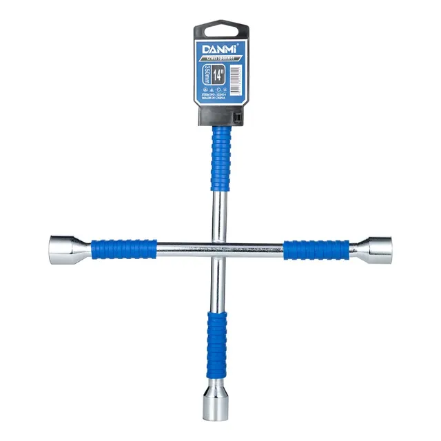 Llave Rueda Cruz Auto 17 - 19 - 21 - 23mm Danmi