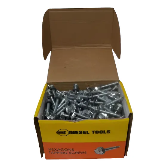 Tornillo P/techo Autotaladrante #14 2'' 300pzs Dieseltools