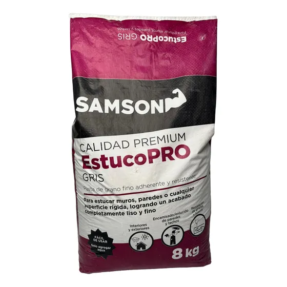 Estuco Gris 8kg - Marco Samson
