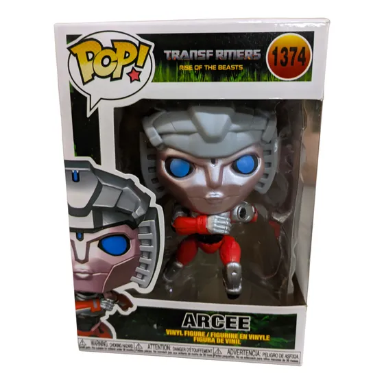 Pop! Boneco Transformers Arcee Filme 1374 Coleção Rara
