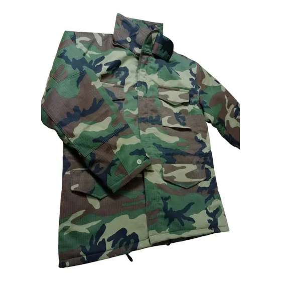Campera Gaban Abrigo Ejercito Original Verde Camuflado