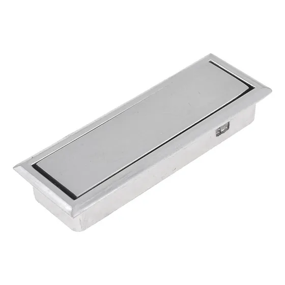 Tirador Rectangular Acero Inoxidable 2.6 In Largo