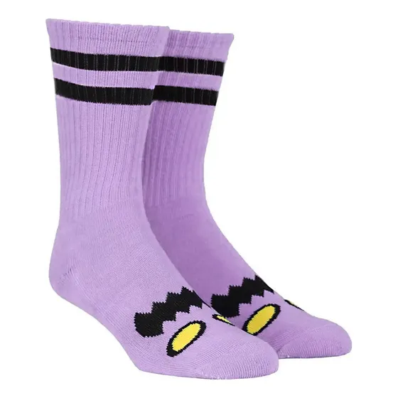 Calcetines Toy Machine Monster Face Lav Purple Hombre