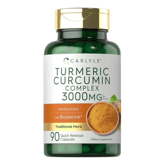 Curcuma Curcumin Turmeric 3000mg 90 Capsulas