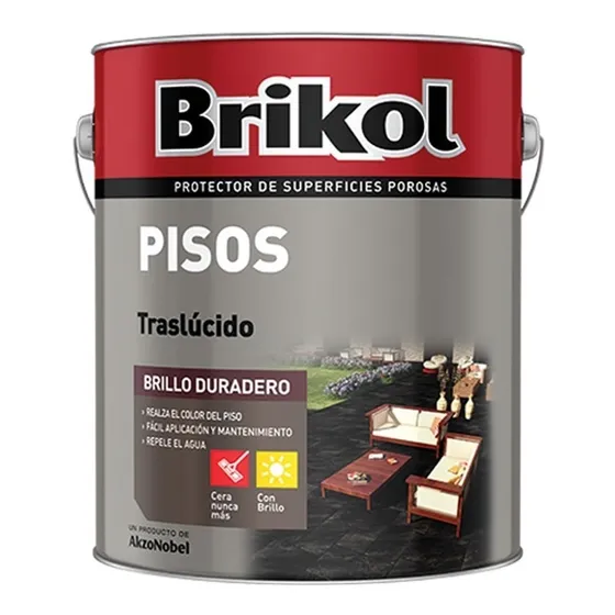 Brikol Pisos Traslúcido 4 Lt  Colores - Sagitario