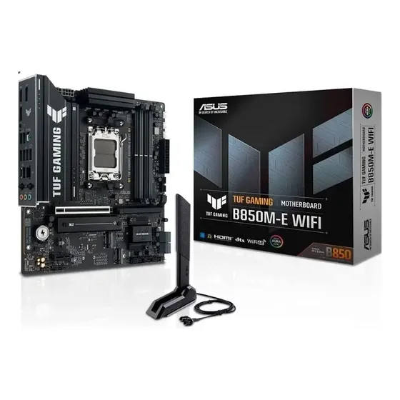 Placa-mãe do computador Asus TUF Gaming TUF Gaming B850M Wi-Fi WIFI DDR5 - Preto