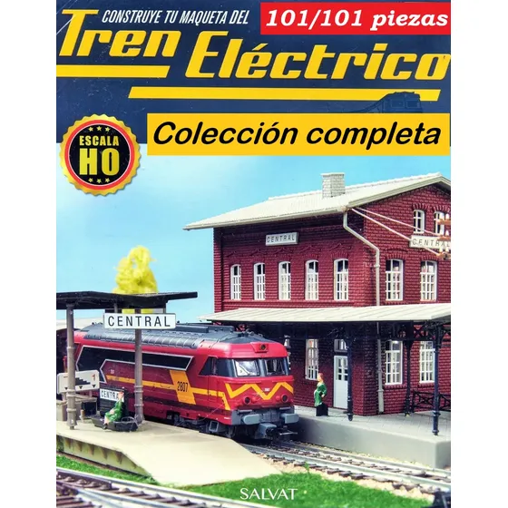 Set Completo Tren Eléctrico Salvat Pruni 101 Piezas Armables