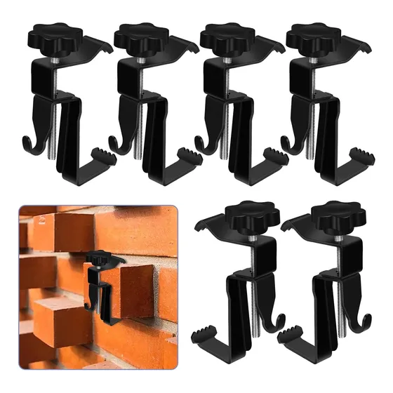 Clips Ajustables De Acero Inoxidable Para Pared De Ladrillo
