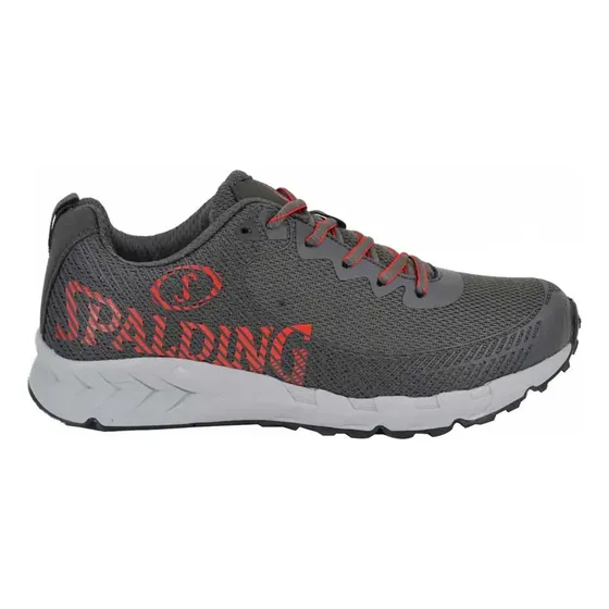 Zapatillas De Hombre Waterproof Spalding Zmw4344 Gris Rojo