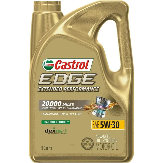 Aceite Castrol Full Sintetico Titanium 5w-30 Rinde 24000kms
