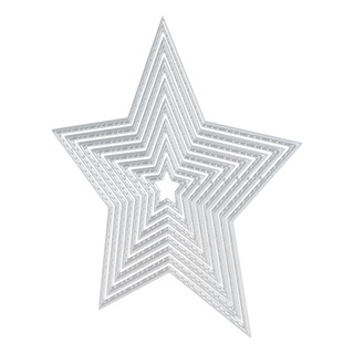 Plantilla De Estampado En Forma De Estrella De Cinco Puntas Plantilla De Estampado En Forma De Estrella De Cinco Puntas