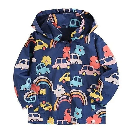 Chaqueta Corta Viento Autitos Niño-niña