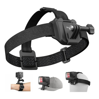 Telesin Soporte Para Cabeza Gopro - Incluye Clip Para Gorra Telesin Soporte Para Cabeza Gopro - Incluye Clip Para Gorra