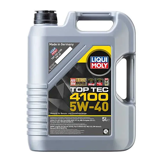 Aceite para motor Liqui Moly sintético 5W-40 para auto/camioneta de 1 unidad x 5L
