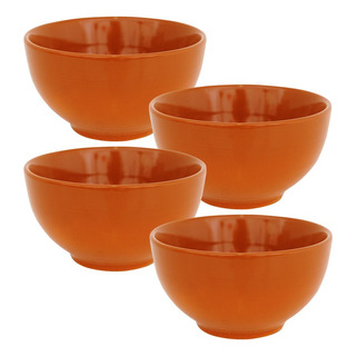4 Tigelas 500ml Cerâmica Porcelana Refratária Caldo Verde 4 Tigelas 500ml Cerâmica Porcelana Refratária Caldo Verde