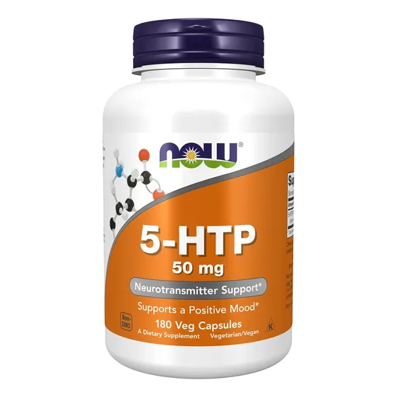 5 Htp Triptofano 50 Mg 180 Capsulas Now