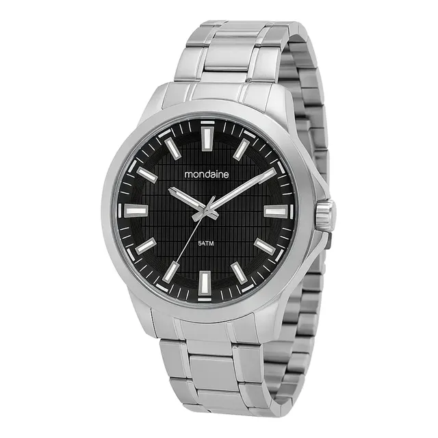 Relógio de pulso Mondaine 99784G0MVNE1 cor prateado