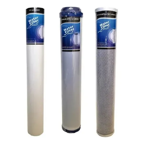 Kit X3 Membranas 20  Slim Sedimentos Carbon Bloque Granular