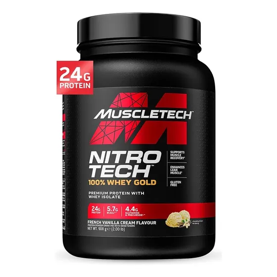Proteina Muscletech Whey Gold 2 Lbs Sabores Dentro