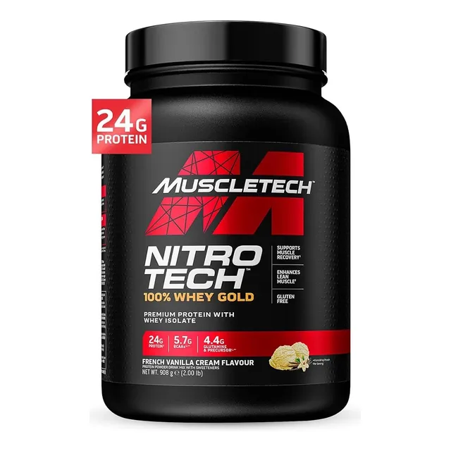 Proteina Muscletech Whey Gold 2 Lbs Sabores Dentro