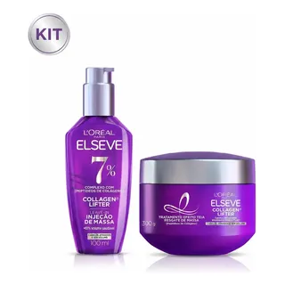 Kit Elseve Colágeno Lifter Leave-in + Máscara