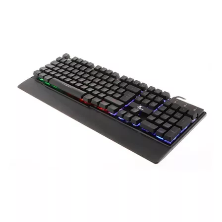 Teclado gamer Xtech Armiger XTK-510S QWERTY español España color negro con luz led